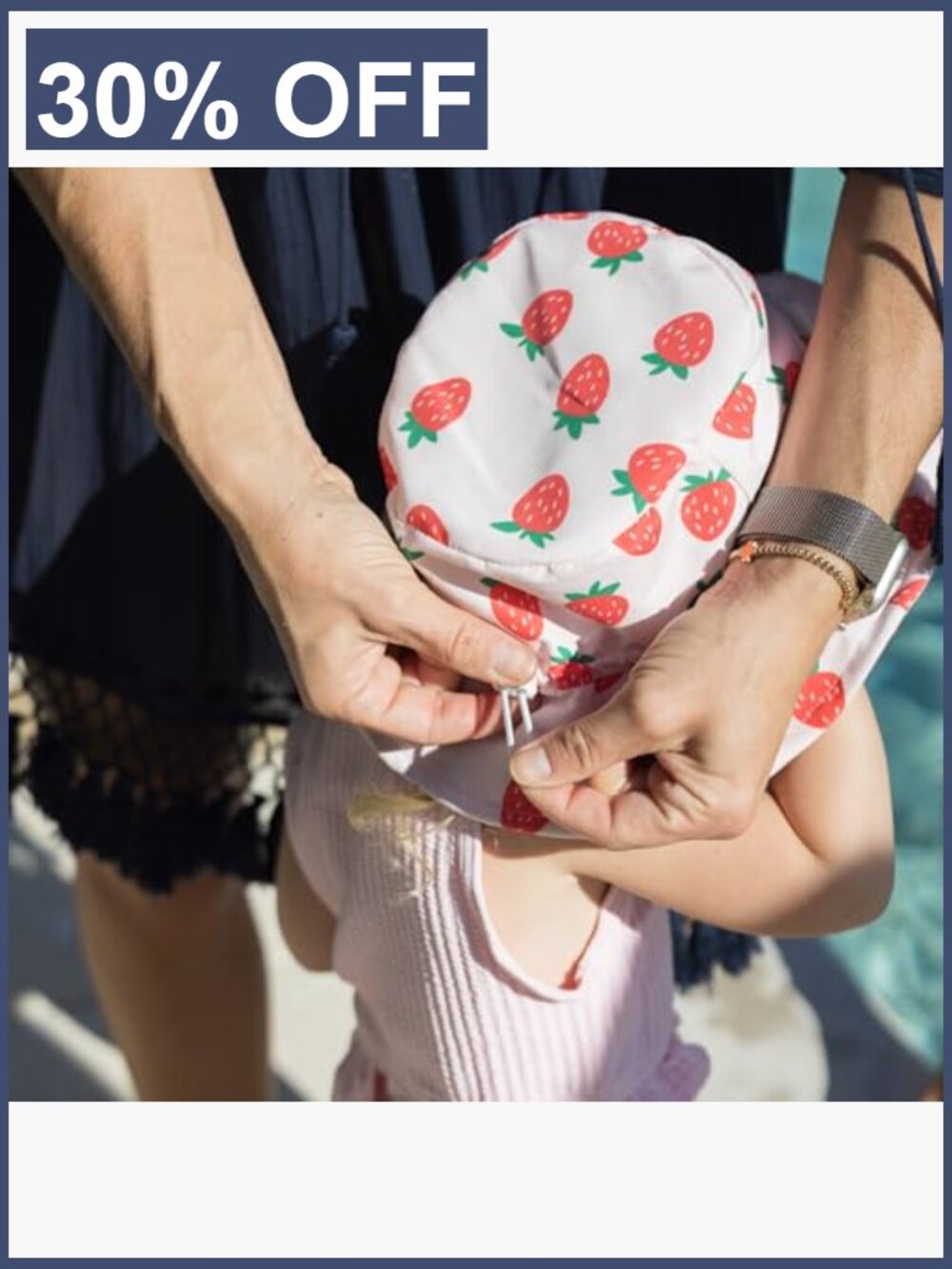 Adjustable UPF 50+ Bucket Hat for Toddlers Lightweight Quick-Dry Sun Protection - Picture 4 of 7